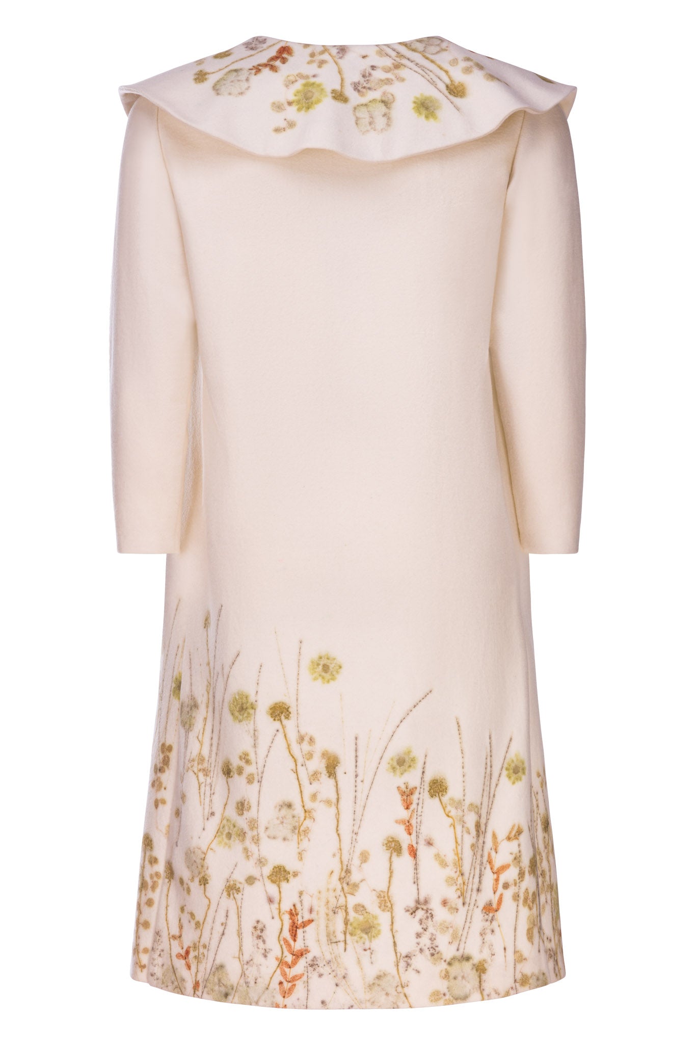 Clotilde coat in Ecoprint