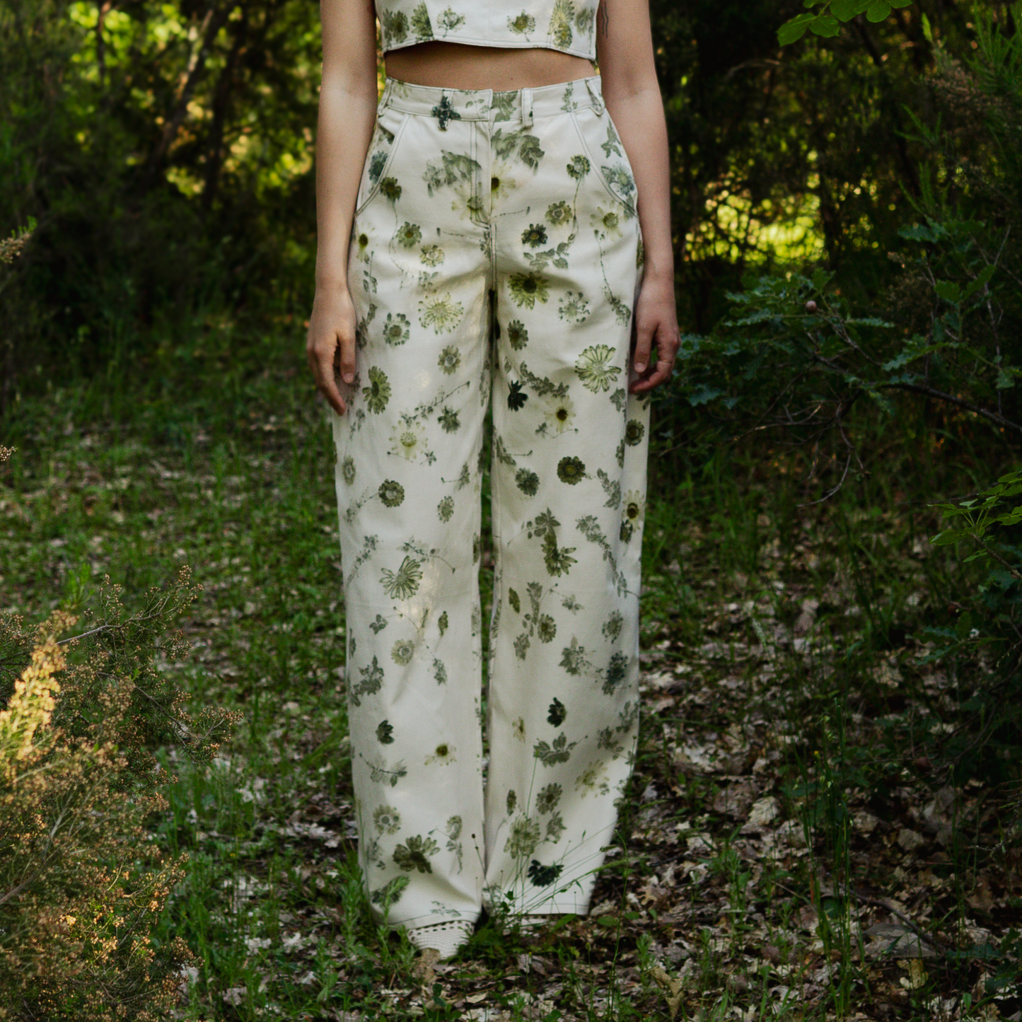 Pantalone Abra in Ecoprint