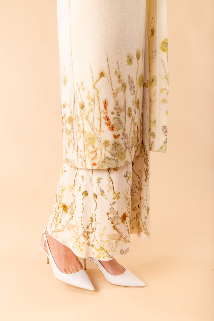 Clotilde coat in Ecoprint