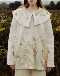 Cappotto Clotilde in Ecoprint