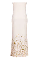 Abito Nives in maglia con ecoprint