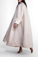 Kora organza and wool coat
