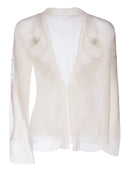 Ofelia organza jacket with ruffles