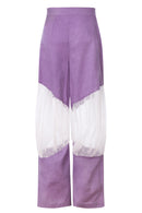 Livia trousers natural dye and organza
