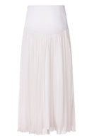 Isa midi skirt with basque in Ecoprint 