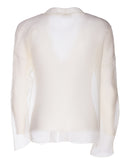 Ofelia organza jacket with ruffles