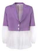 Armida Oversize Blazer Natural Dye and Organza