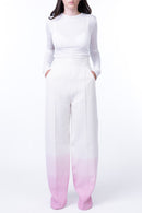 Pantaloni lunghi Elida con degradé naturale rosa