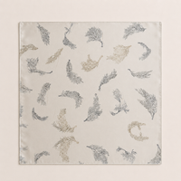 Foulard in Ecoprint di cipresso