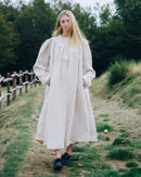 Kora organza and wool coat