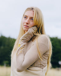 Long-sleeved shirt Lili Ecoprint and Natural Dye
