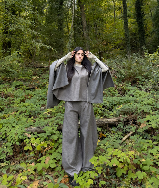 Pantaloni in lana Selva