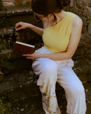 Top Glenda with natural dye
