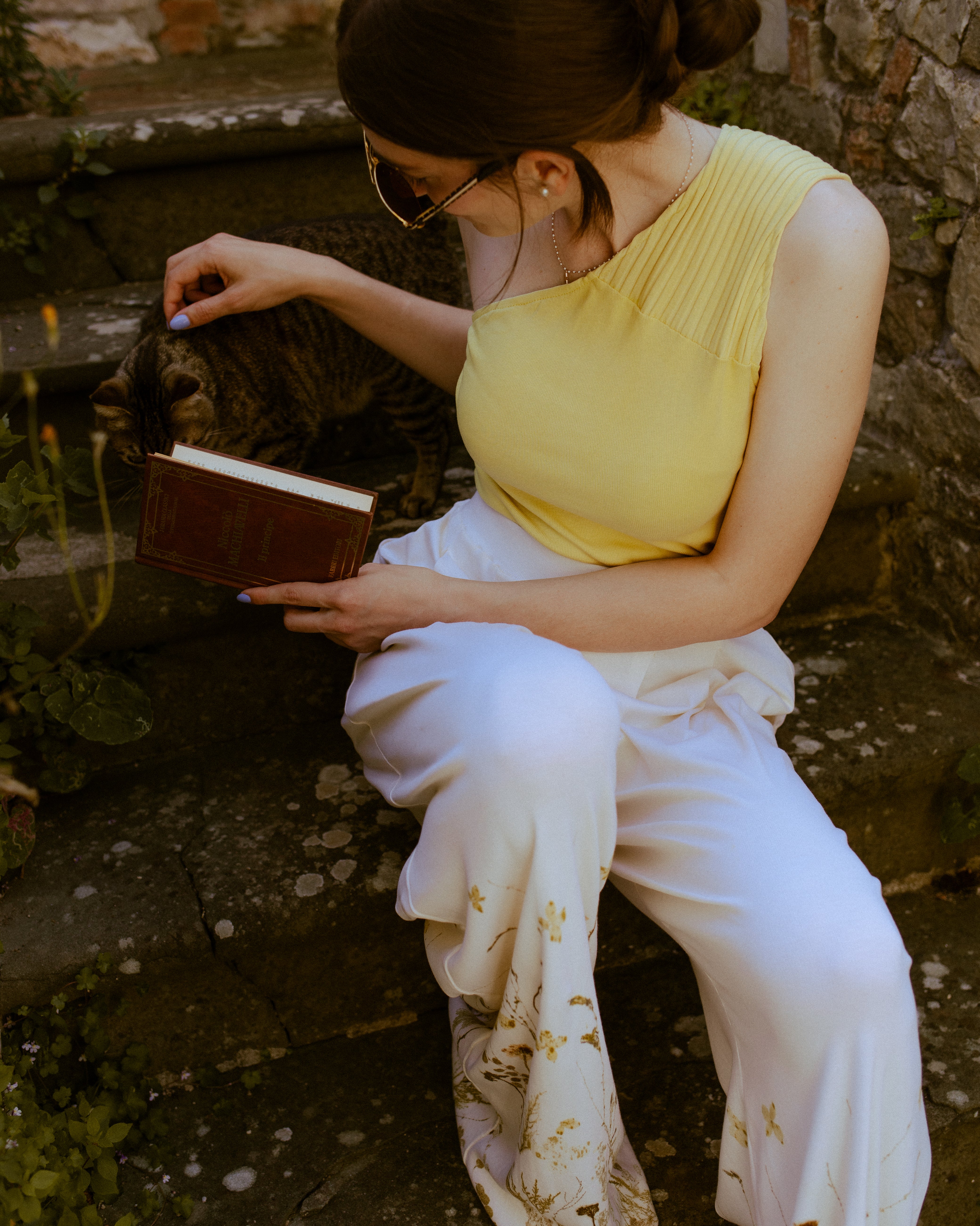 Top Glenda with natural dye