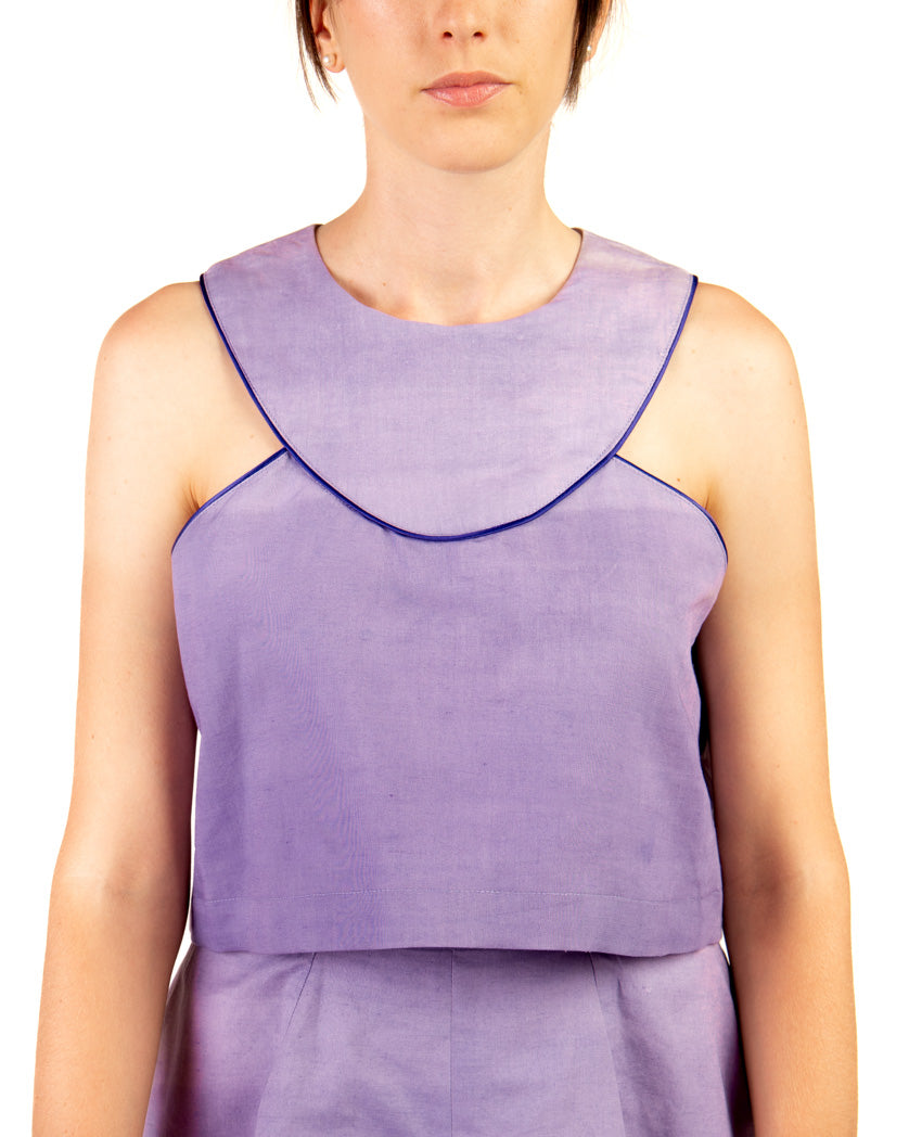 Top Mirta in natural dyeing linen