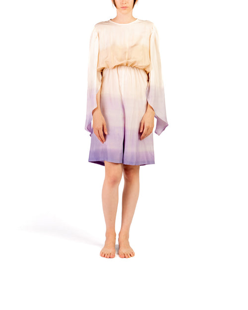Amalia degradé natural dyeing short suit
