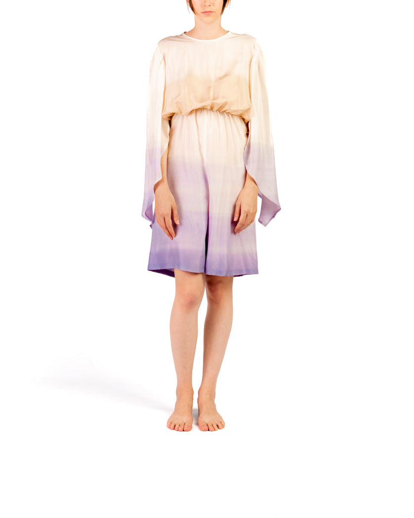 Amalia degradé natural dyeing short suit