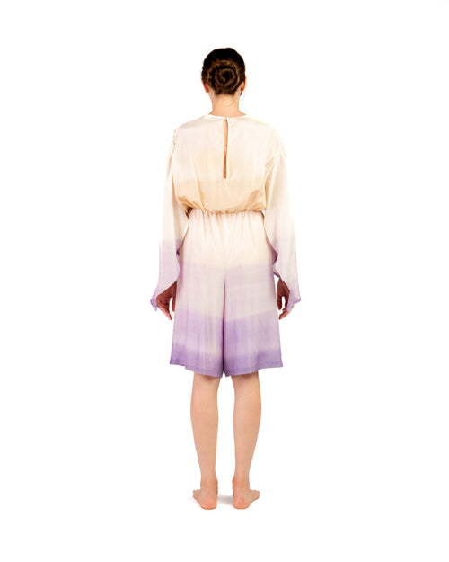Amalia degradé natural dyeing short suit