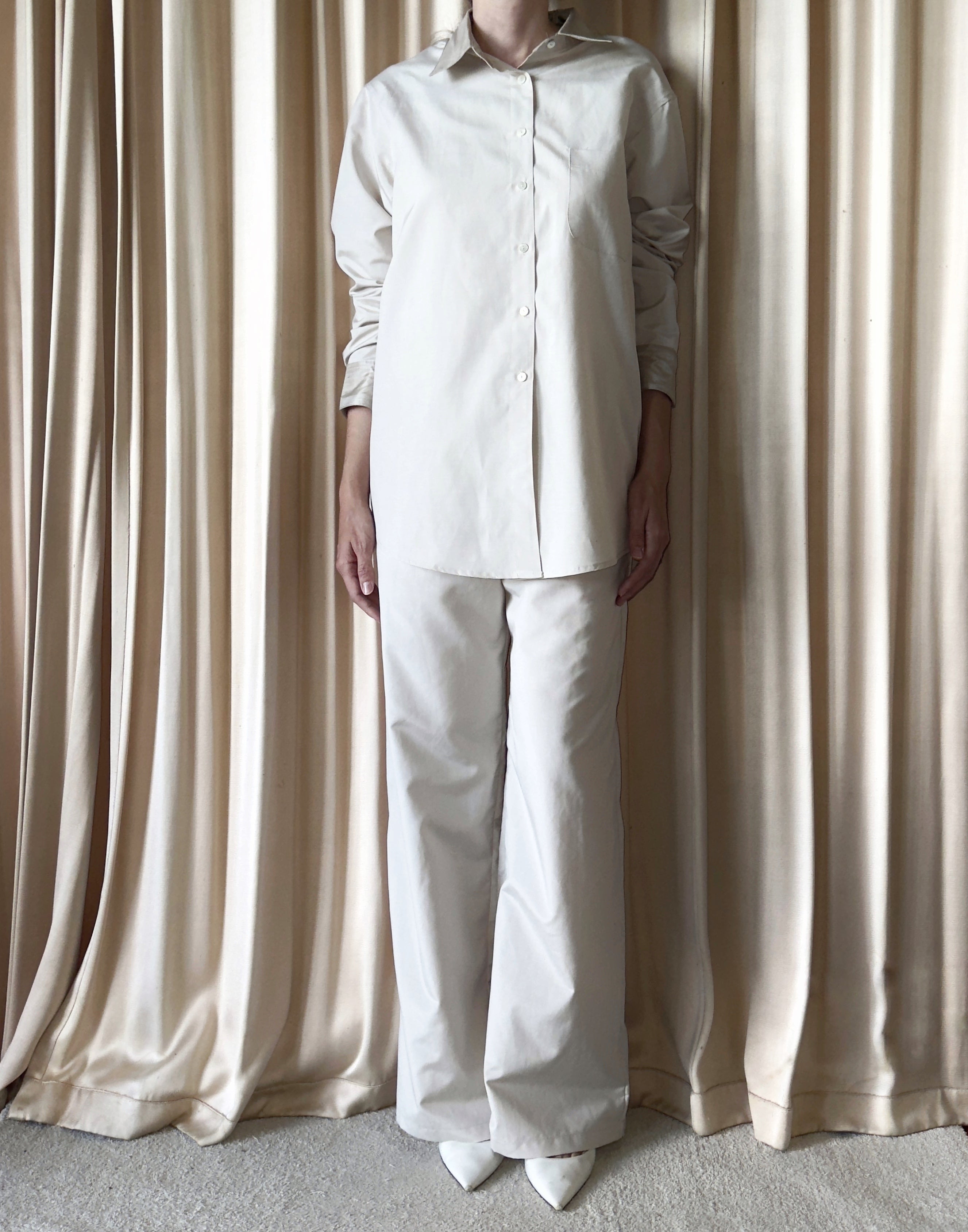 Camicia in seta e lana Clio