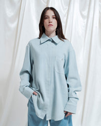 Camicia Penny oversize in denim deadstock
