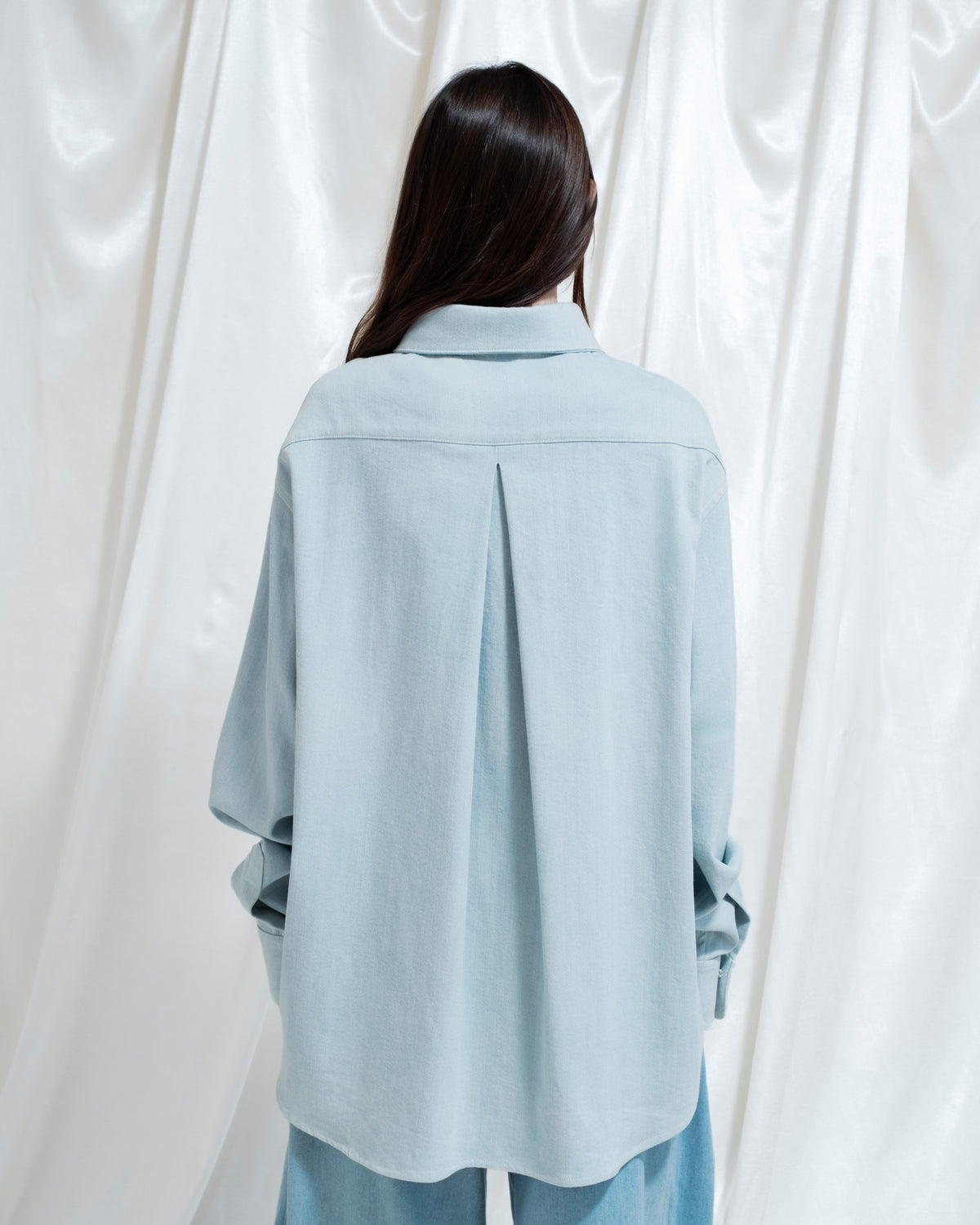 Camicia Penny oversize in denim deadstock
