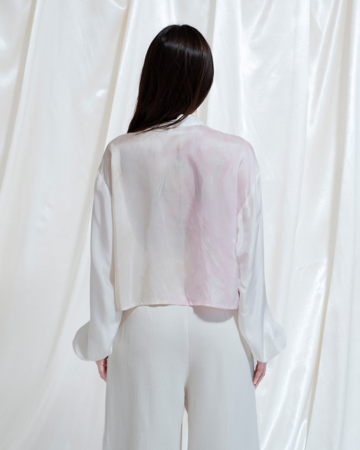 Camicia in seta Viollet mix colori naturali