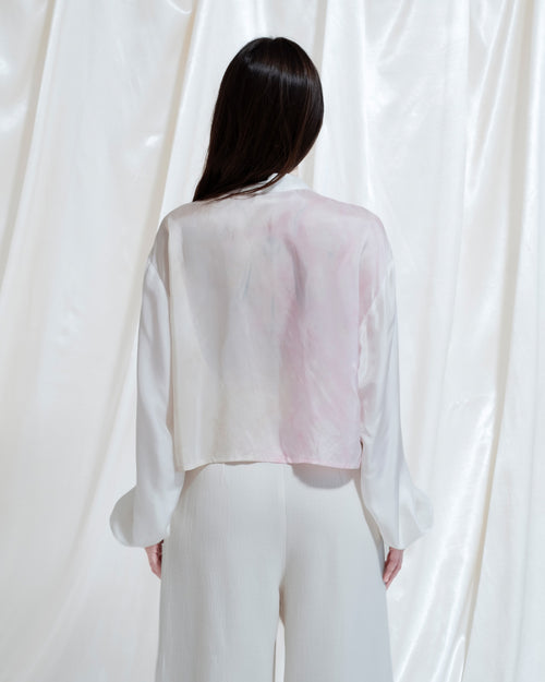 Camicia in seta Viollet mix colori naturali