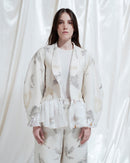 Giacca Edna in ecoprint e tintura naturale