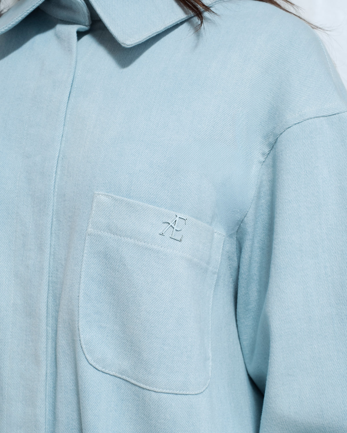 Camicia Penny oversize in denim deadstock