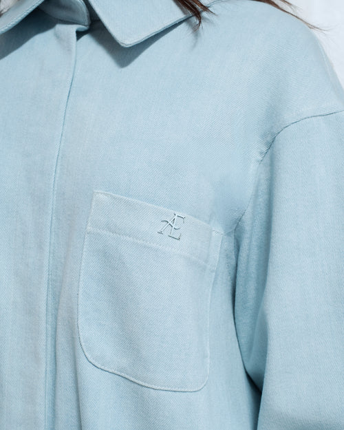 Camicia Penny oversize in denim deadstock