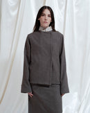 Giacca Danica in lana con dettagli ecoprint