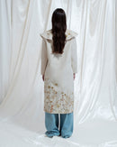 Clotilde coat in Ecoprint
