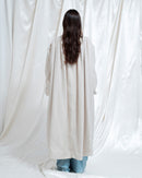 Kora organza and wool coat