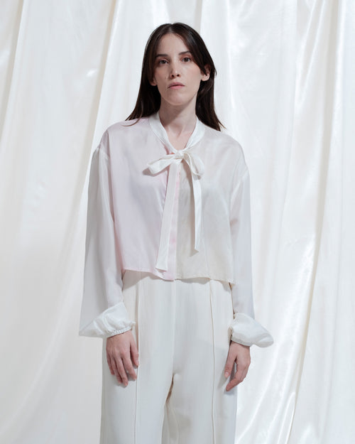 Camicia in seta Viollet mix colori naturali
