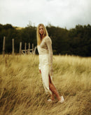 Long-sleeved shirt Lili Ecoprint and Natural Dye