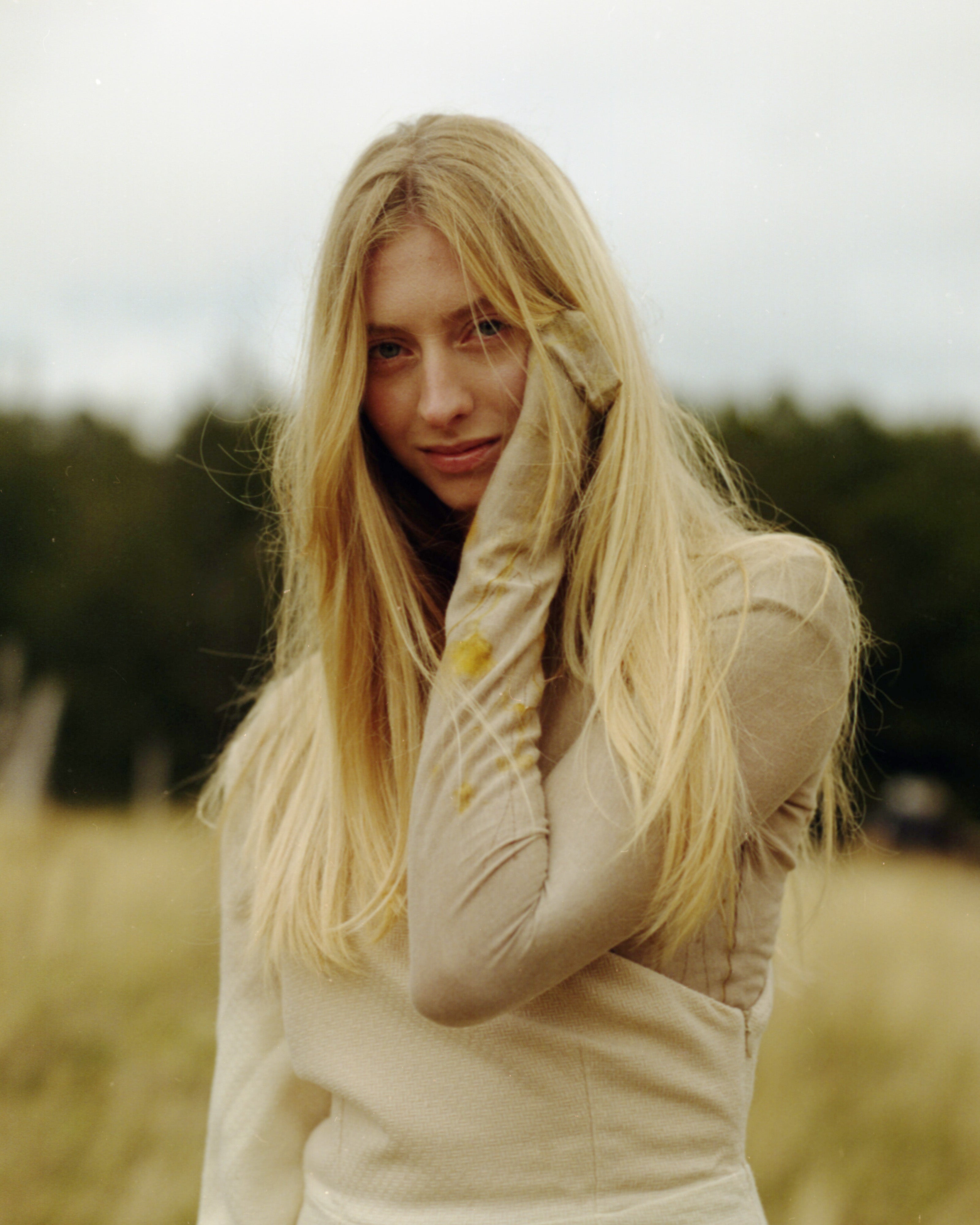 Long-sleeved shirt Lili Ecoprint and Natural Dye