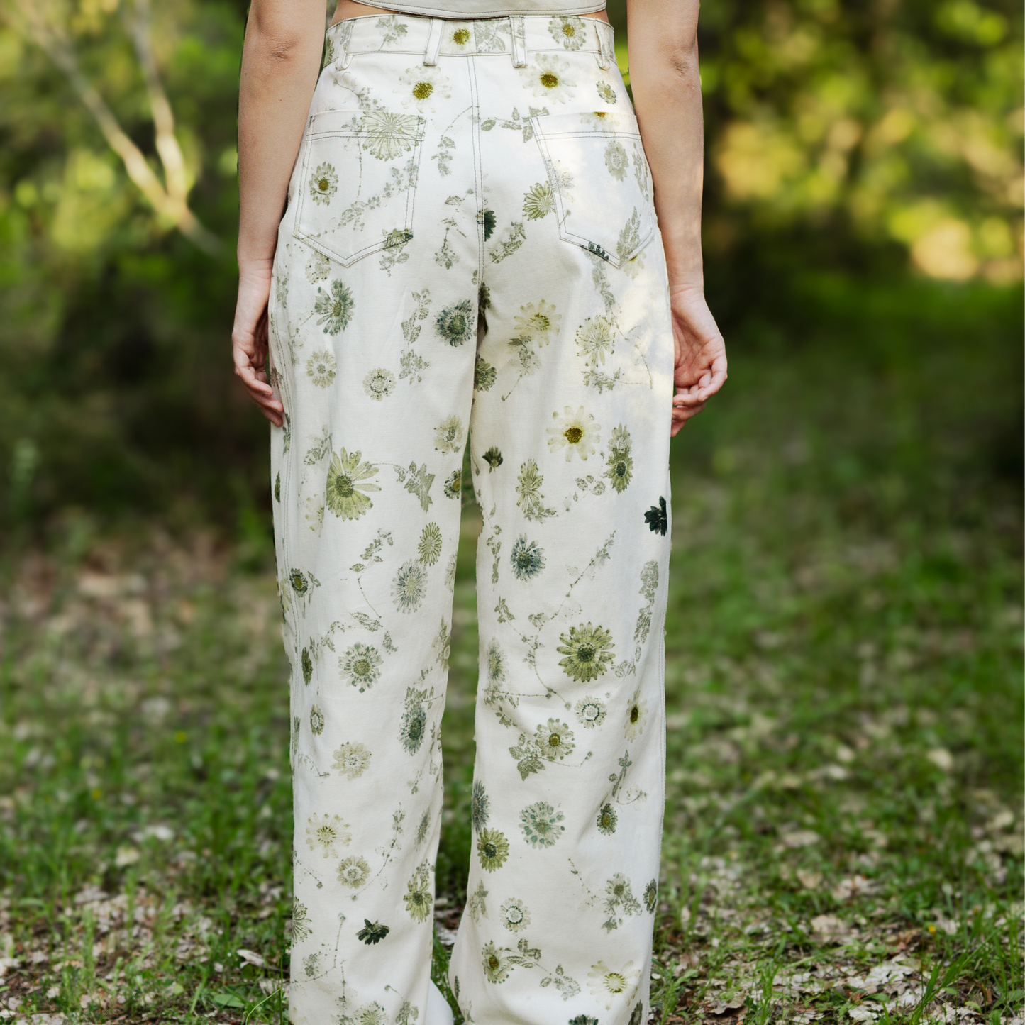 Pantalone Abra in Ecoprint
