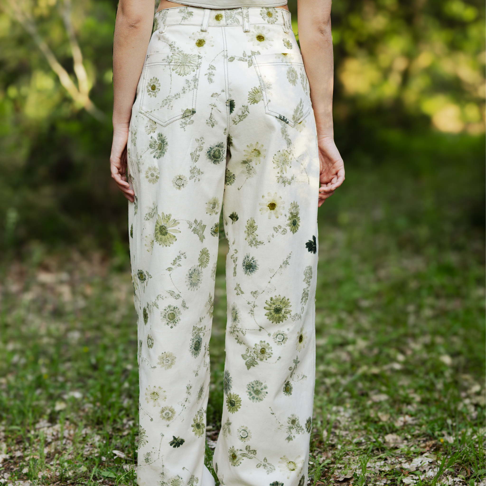 Pantalone Abra in Ecoprint