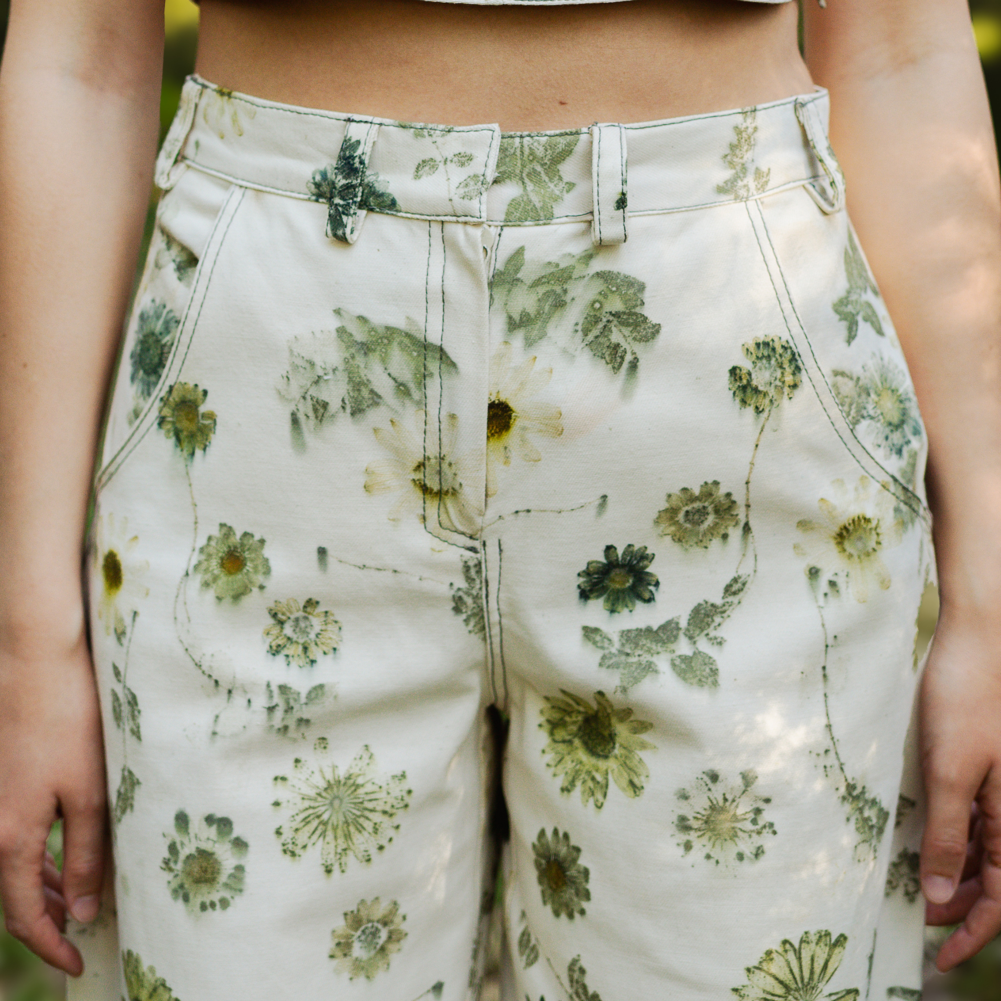 Pantalone Abra in Ecoprint