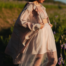 Camicia in seta Clodia tintura naturale