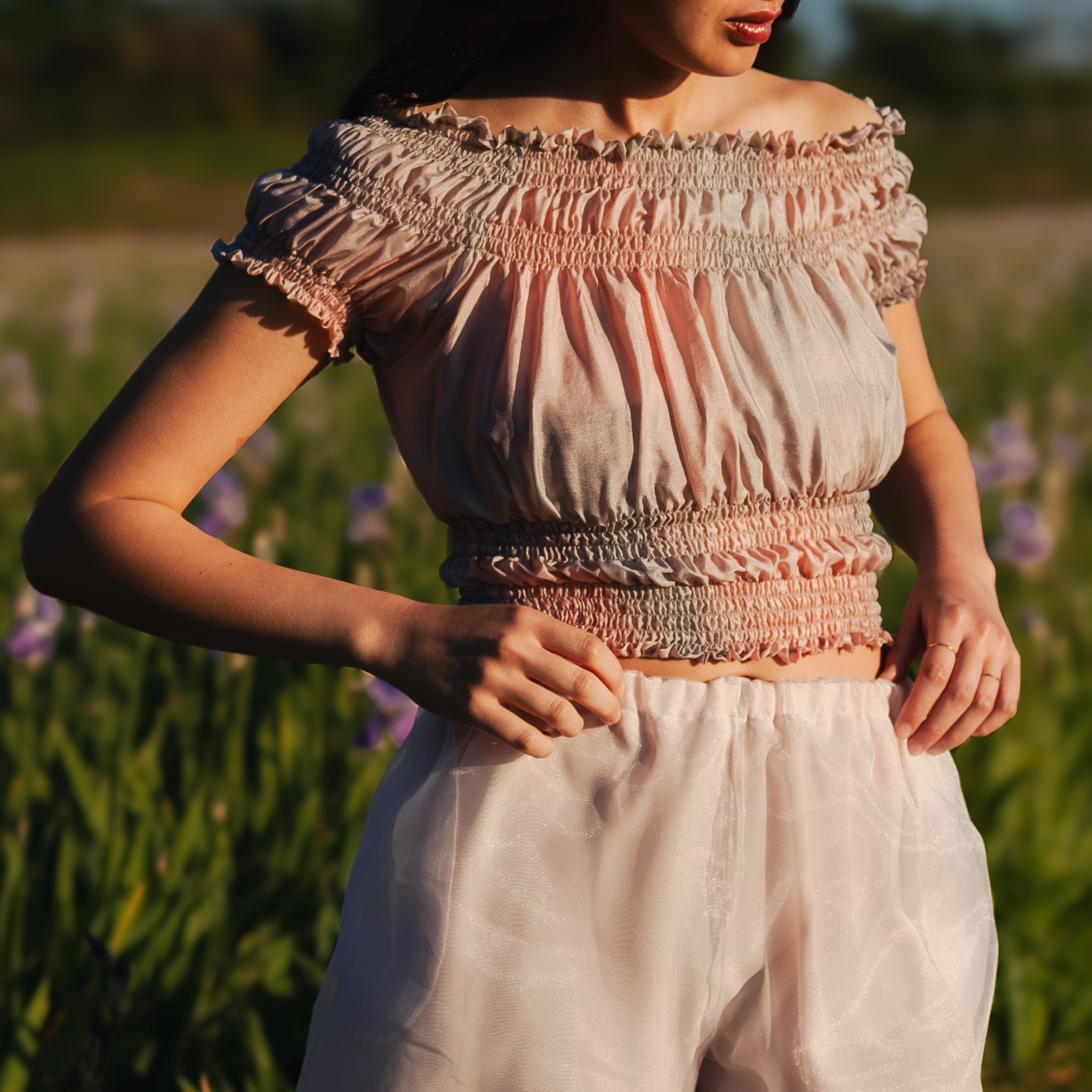 Top seta Aconia tintura naturale