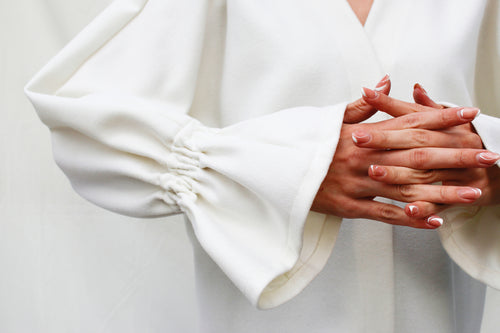 Vittoria Giacca Kimono in Lana 100% (Upcycling Textile)