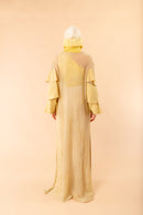 Cardigan lungo Alma con colorazione naturale