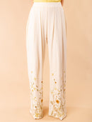 Pantaloni Nilde in ecoprint